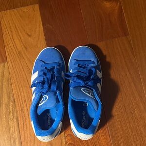 Adidas Royal Blue and White Athletic Shoes
